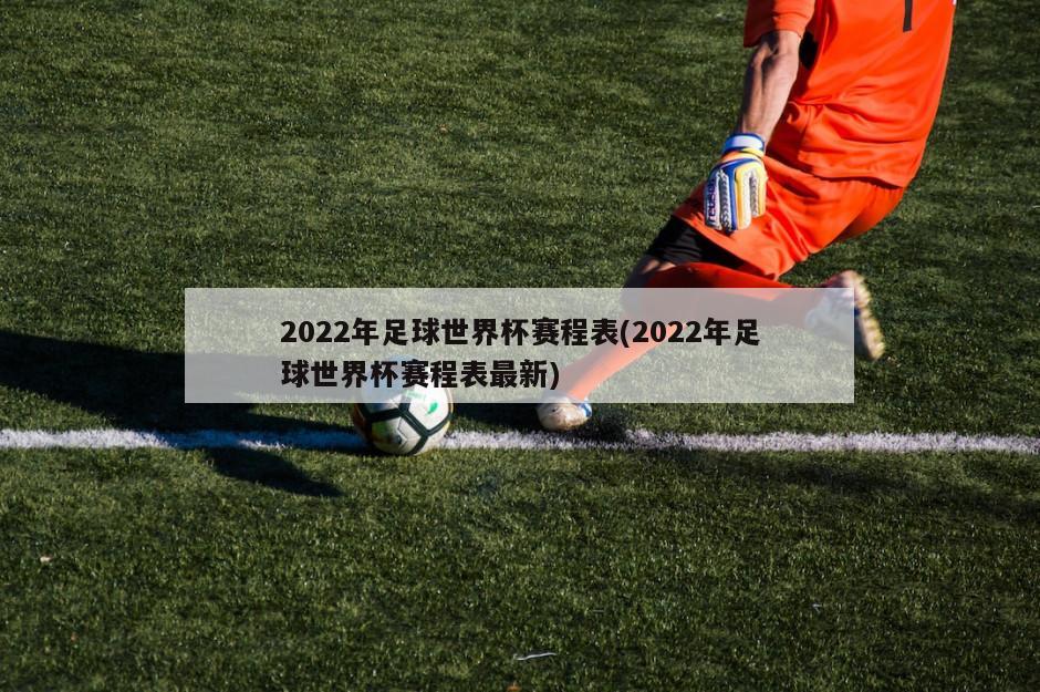 2022年足球世界杯赛程表(2022年足球世界杯赛程表最新)